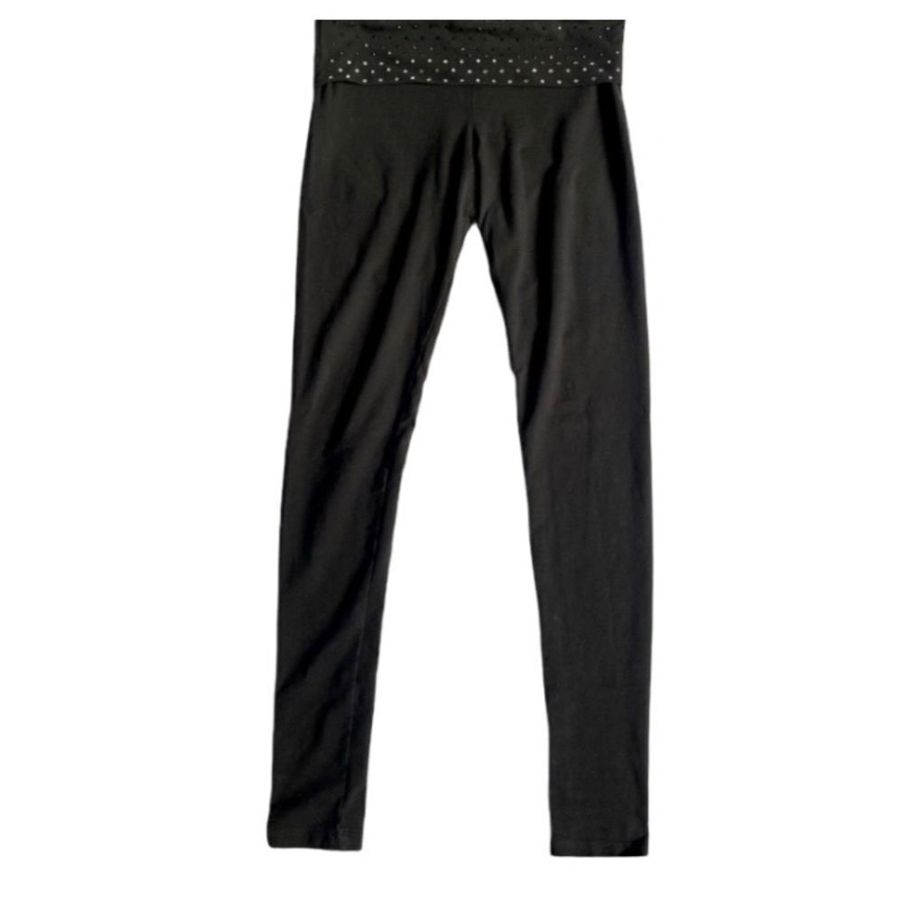 Victoria’s Secret Black High Waisted Leggings Sparkle Rhinestones Size S